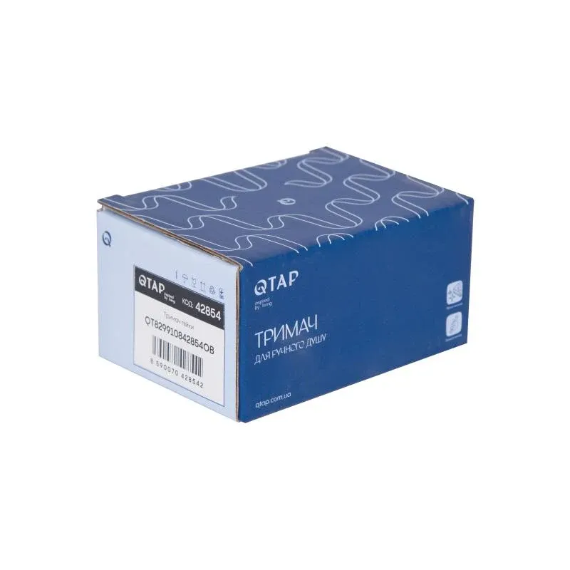 Тримач для ручного душу Qtap Spojeni округлий QT829910842854OB Black Matt — фото 4