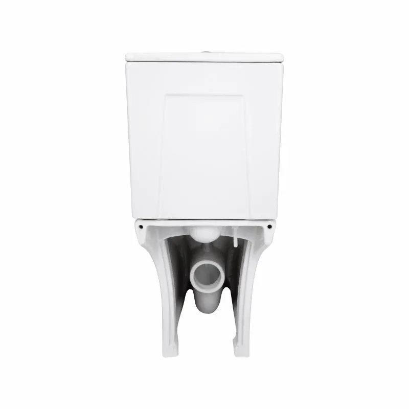 Унитаз напольный Qtap Presto безобідковий з сідінням Soft-close QTPRE27W51022 — фото 7