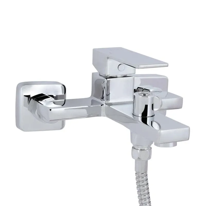 Змішувач для ванни Qtap Gemini (з душовим гарнітуром) QTGEM259CRM45681 Chrome — фото 3