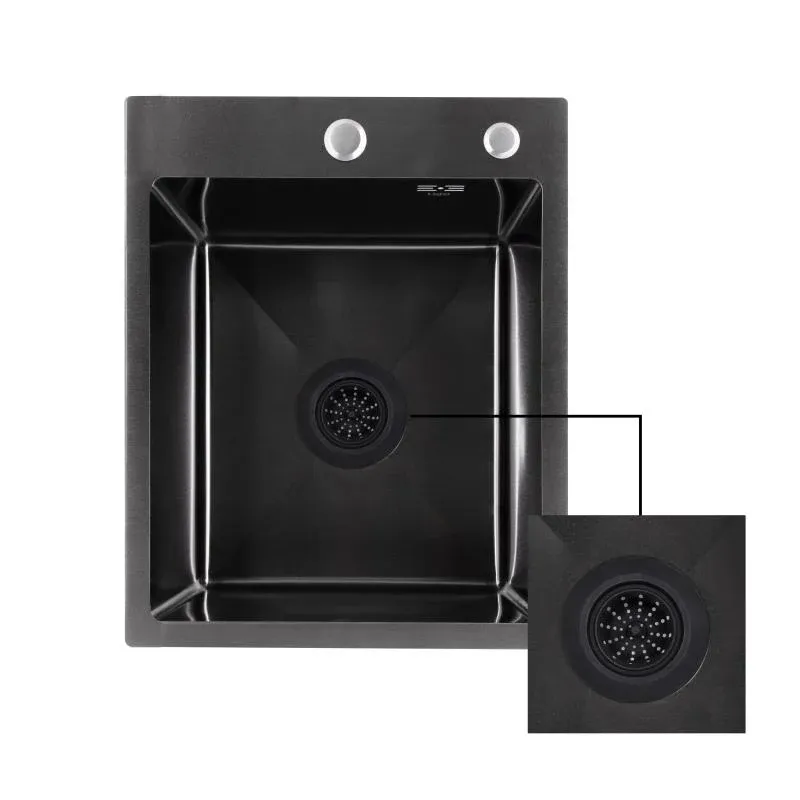 Сітка для сифона Lidz Acsis LA27 Black, силіконова, 117х117х37 мм LDACS33BLM49775 — фото 5