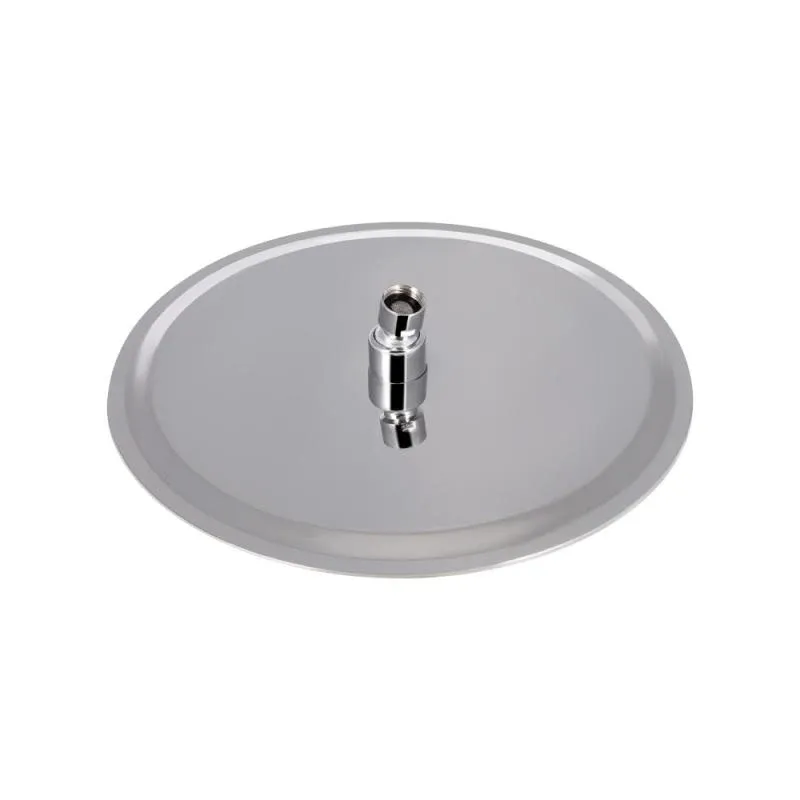Лійка для верхнього душу Лейки Lidz Лейка 130 300 мм округла LDNIA130NKS32451 Chrome — фото 3
