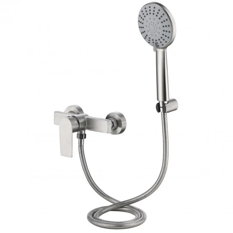 Змішувач для душу Lidz Nexus 010 (k35)  LDNEX010NKS49188 Nickel — фото 3