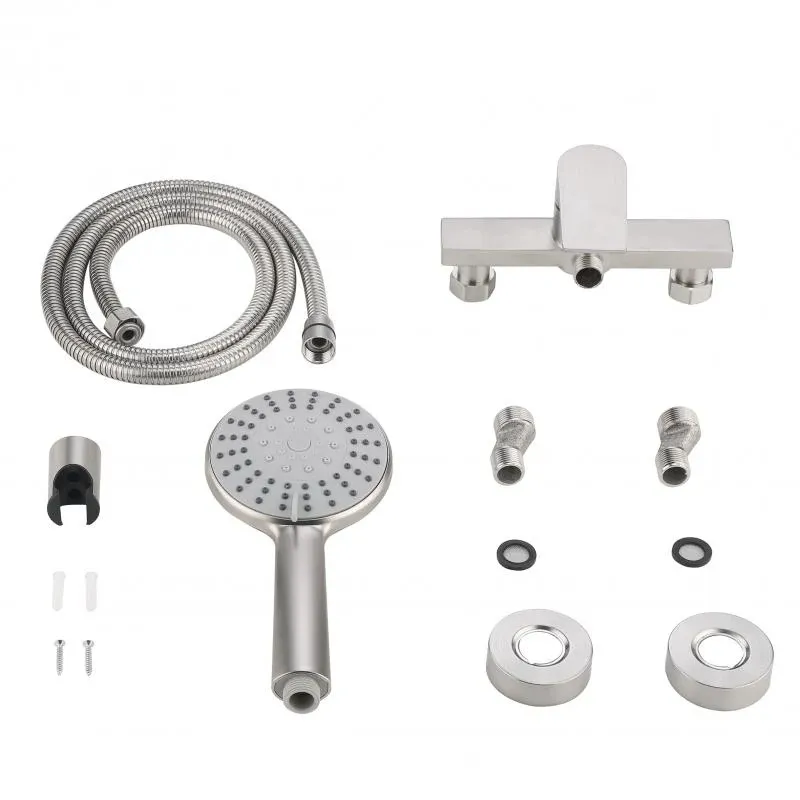 Змішувач для душу Lidz Nexus 010 (k35)  LDNEX010NKS49188 Nickel — фото 7