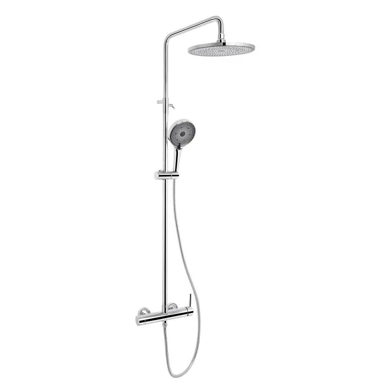Душова система універсальна Qtap Sloup на два споживачі QT57103OC Chrome