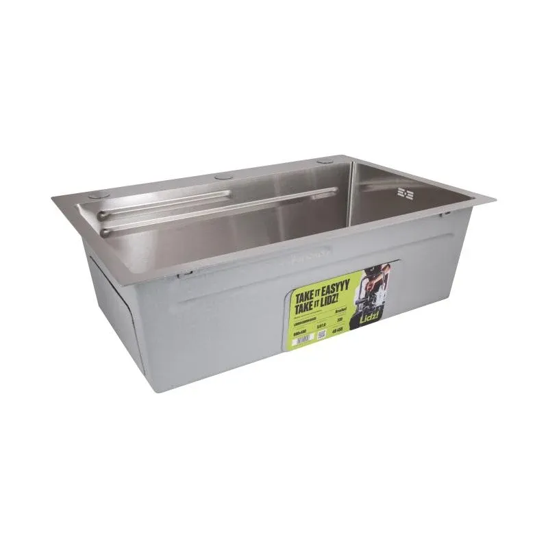 Мийка для кухні інтегрована Lidz Handmade H6845 Brushed Steel 3,0/1,0 мм LDH6845BRU49455 — фото 5