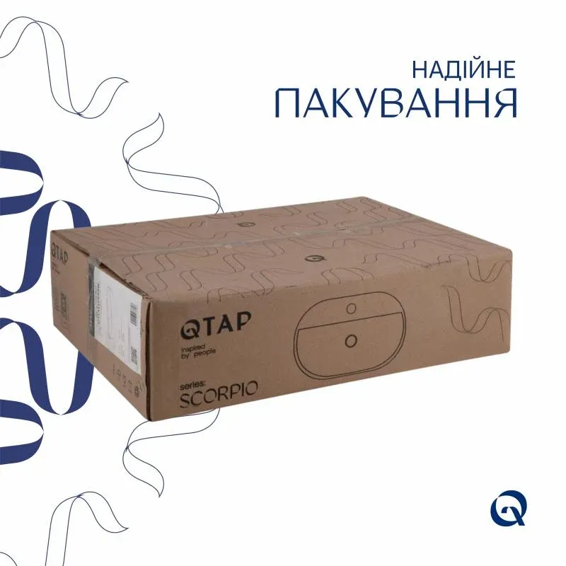 Раковина-чаша Qtap Scorpio 500x380x120 White QT14116533W — фото 5