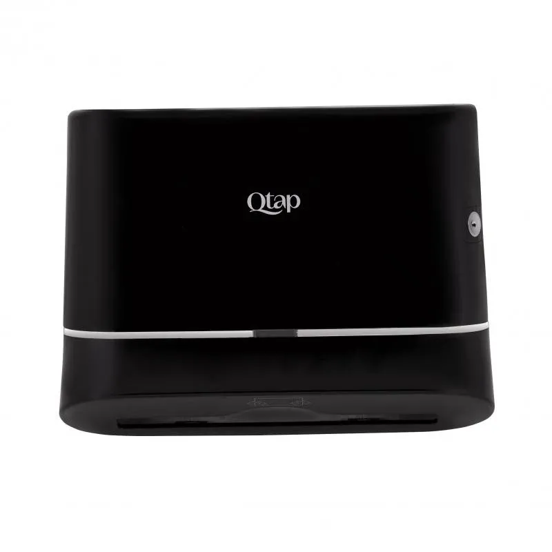 Тримач для паперових рушників Qtap Pohodli 300 мм QTDR600BP Black (Pobut) — фото 3