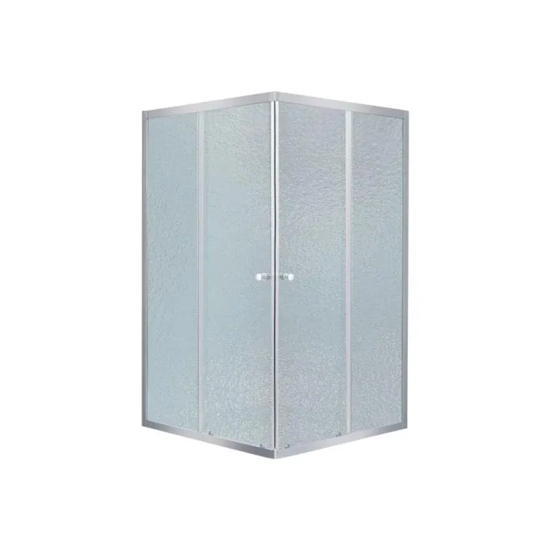 Lidz Wawel SC80x80.SAT.LOW.FR Душова кабіна квадратна, скло Frost 4 мм + Lidz Душовий піддон KAPIELKA ST80x80х14 — фото 3