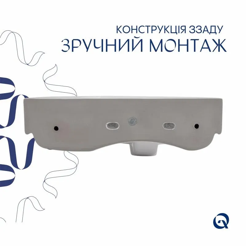 Раковина Qtap Tern 450х250х158 White QT1711H02RW — фото 5