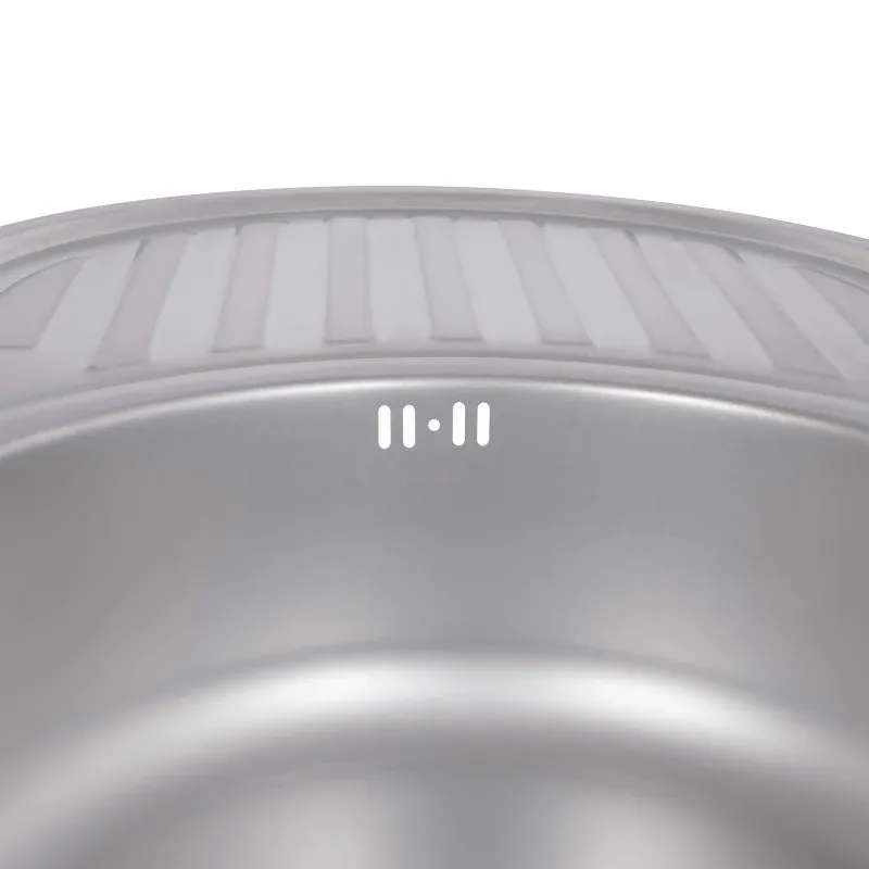 Кухонна мийка Brinex 7750 0,8 мм Satin (BRIN7750SAT08) — фото 7