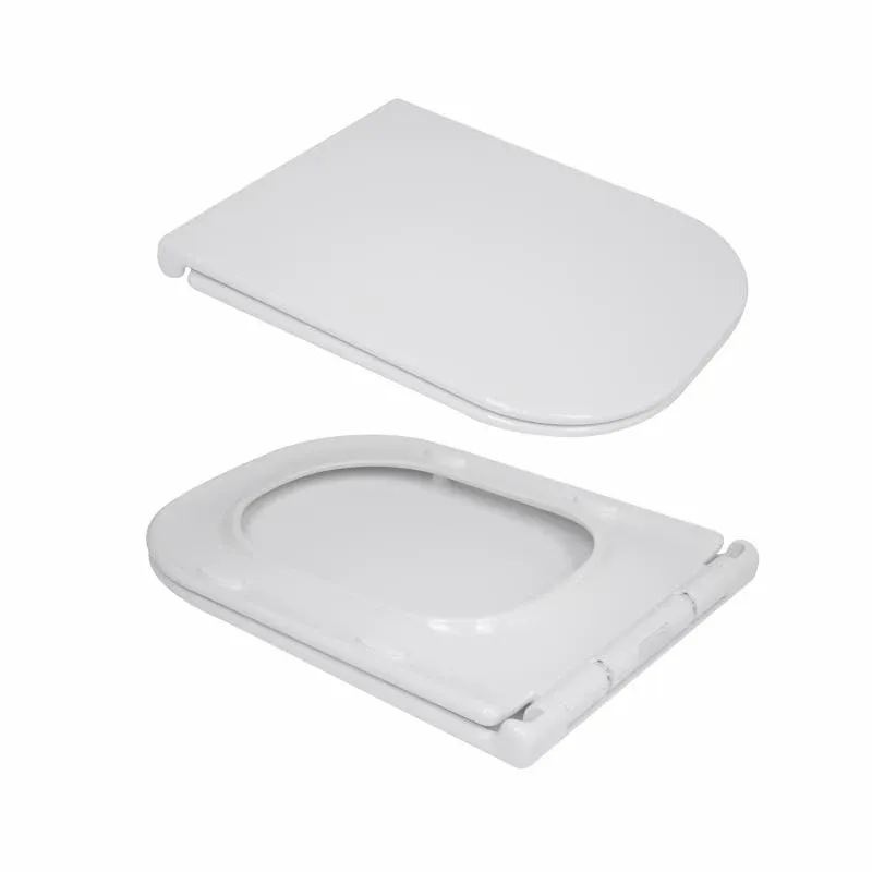 Унитаз напольный Qtap Presto Quadro безобідковий з сідінням Soft-close QTPRE27W51021 — фото 8