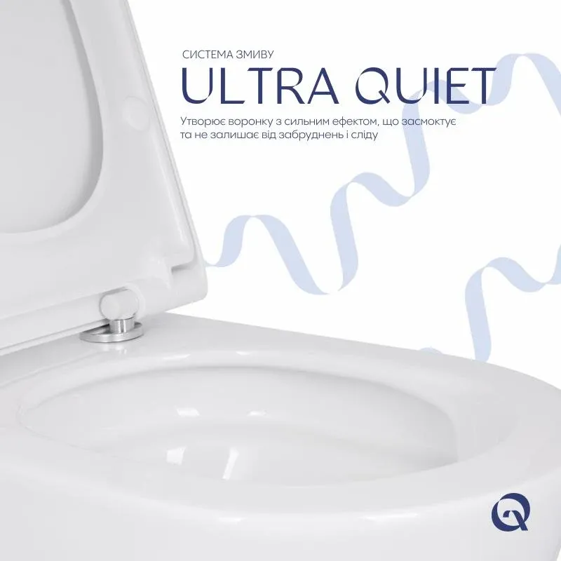 Унітаз підвісний Qtap Scorpio ML Ultra Quiet 520x365x365 мм, з сидінням Soft-close MagLock, White QTSCOML26W49624 — фото 5