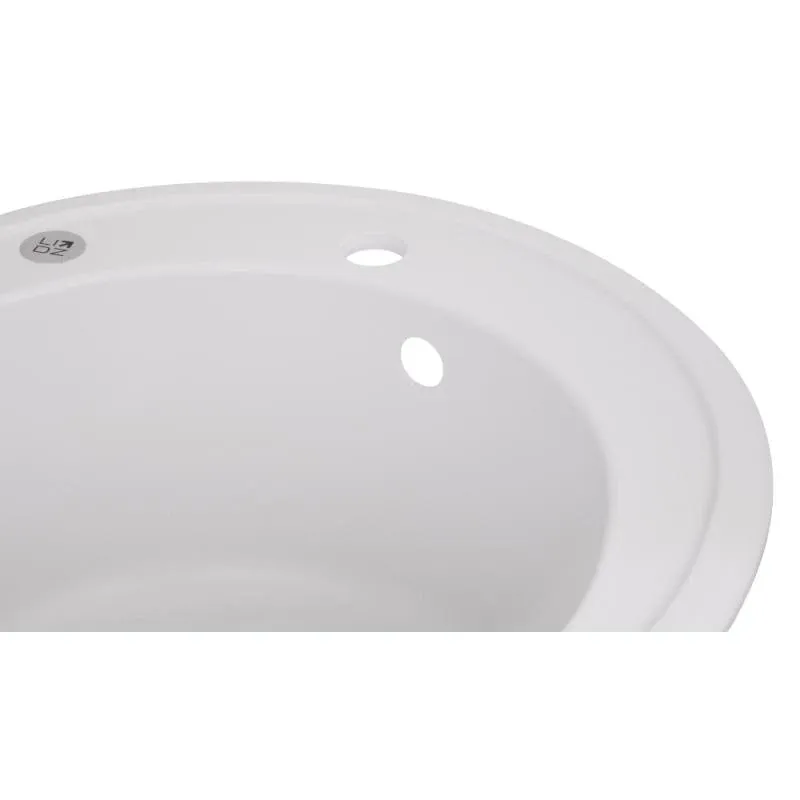 Кухонна мийка Lidz D510/200 WHI-01 (LIDZWHI01D510200) — фото 5