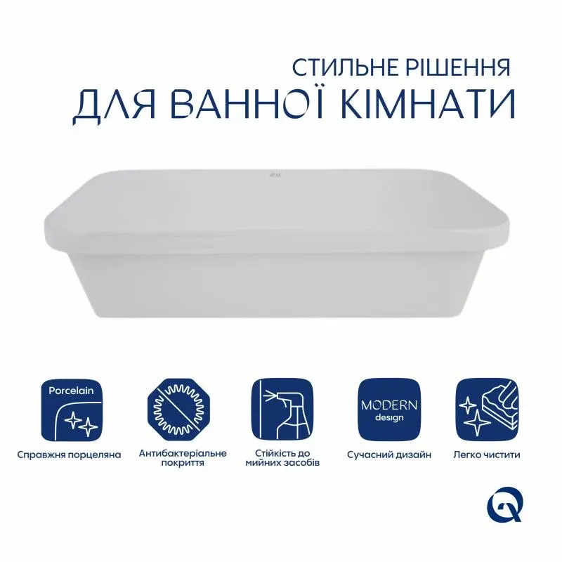 Раковина Qtap Scorpio 615х390х150 White QT1411K491WN — фото 3