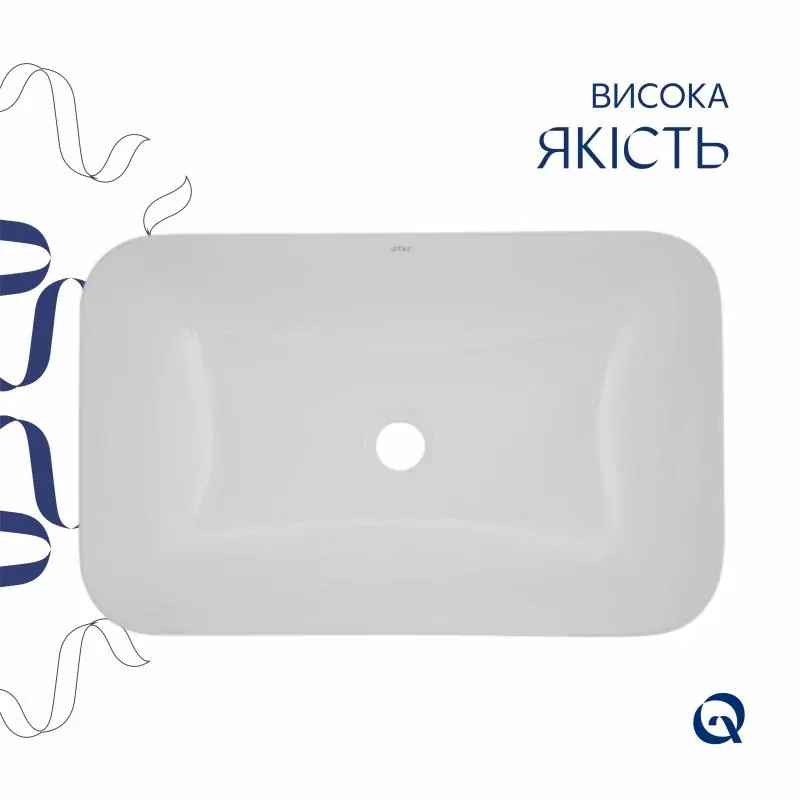 Раковина Qtap Scorpio 615х390х150 White QT1411K491WN — фото 4