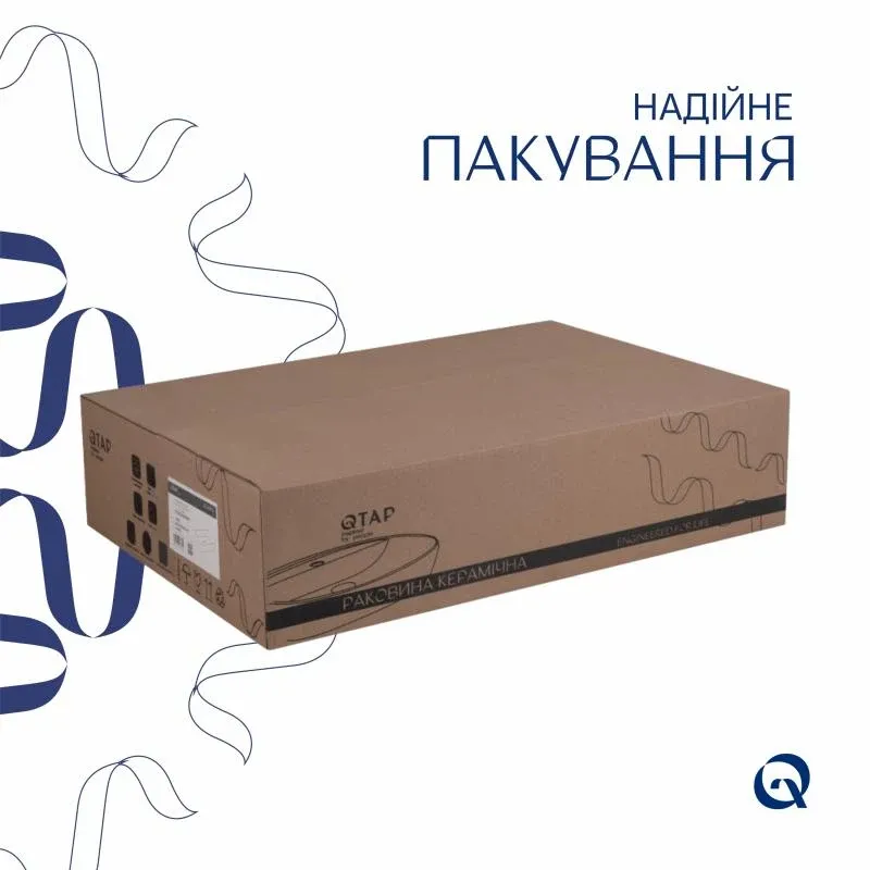 Раковина-чаша Qtap Scorpio 550х390х120 White QT14112243WN — фото 5