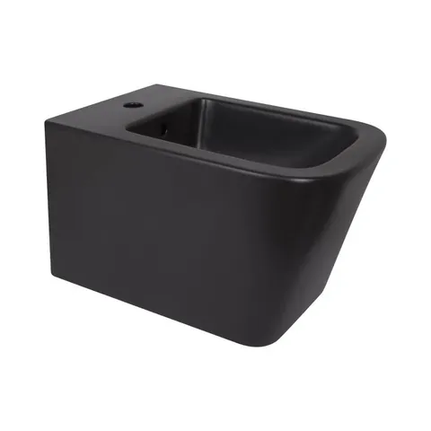 Біде підвісне Qtap Tern New 515x350x320 мм Matt Black QT17551303GMB
