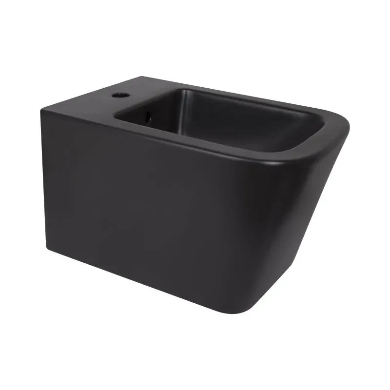 Біде підвісне Qtap Tern New 515x350x320 мм Matt Black QT17551303GMB