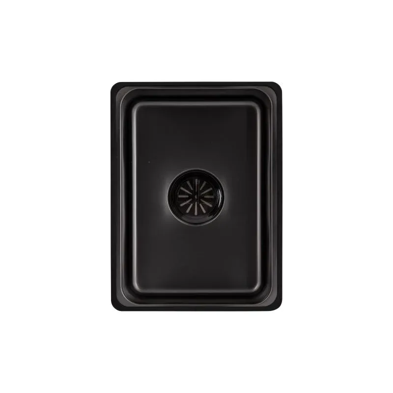 Мийка для кухні інтегрована Lidz Handmade H6845B Brushed Black PVD 3,0/1,0 мм LDH6845BRUBLM49456 — фото 9
