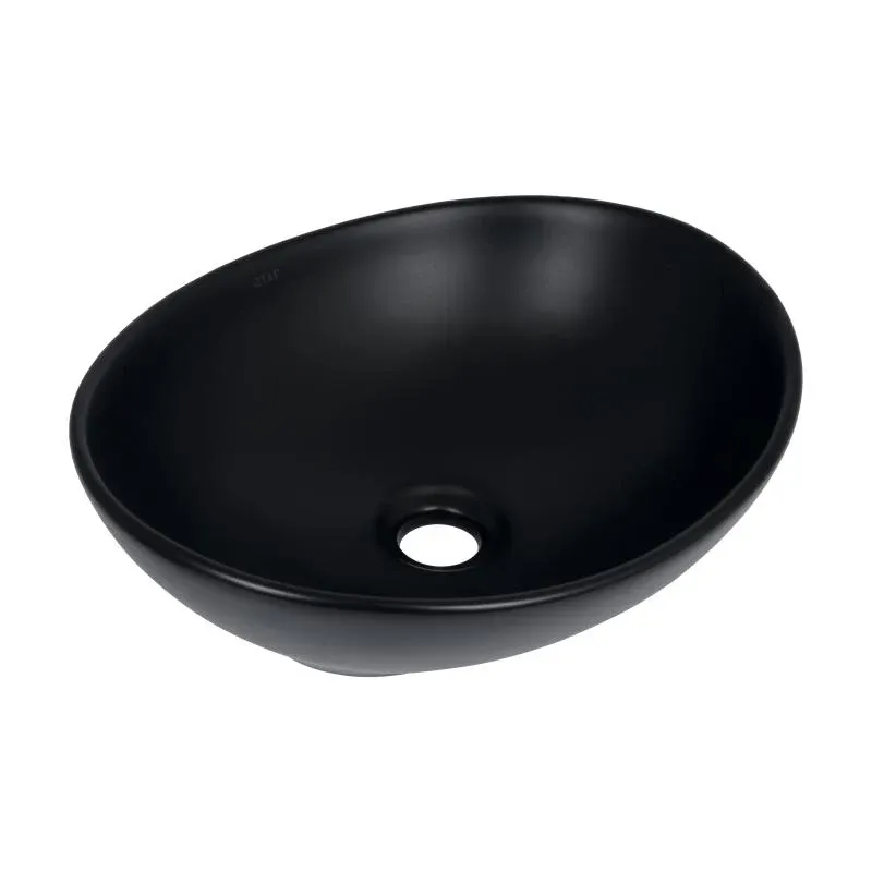 Раковина-чаша Qtap Dove 415x340x140 Matt black QT06116062AMB