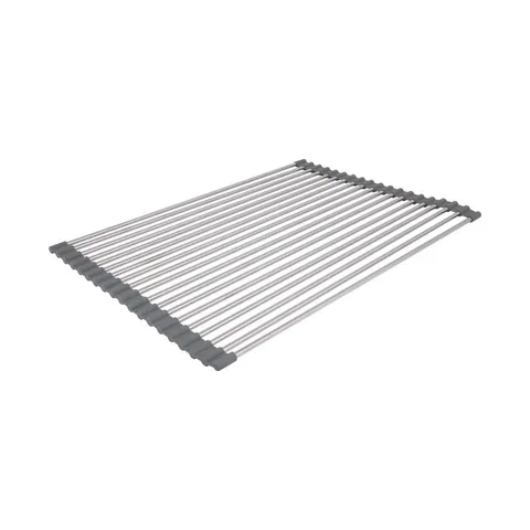 Сушарка на кухонну мийку Lidz Acsis LA01 Gray, кругла основа, для посуду 440х320 мм LDACSLA01GRA49779