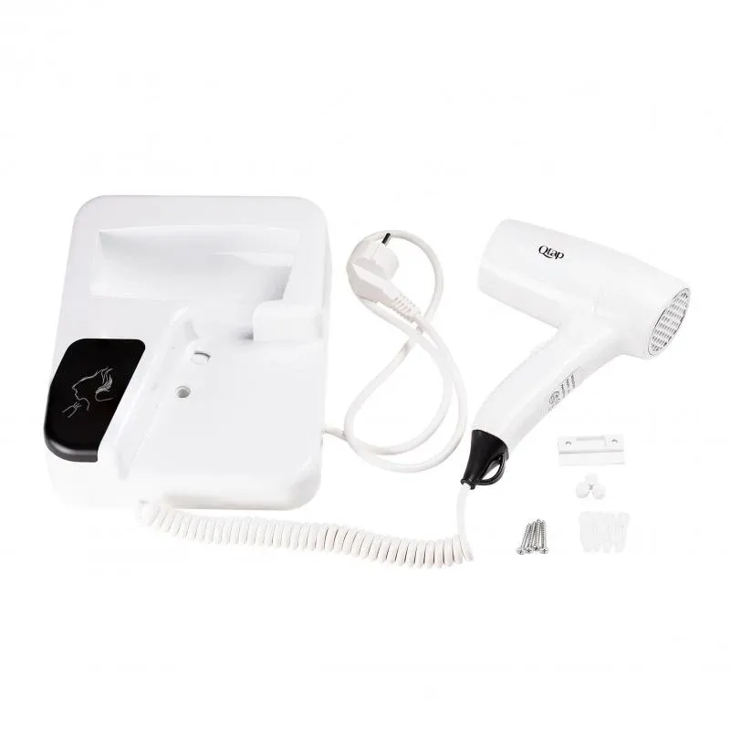 Фен із тримачем Qtap Pohodli 1200 Вт QTF1200RNP White (Pobut) — фото 5