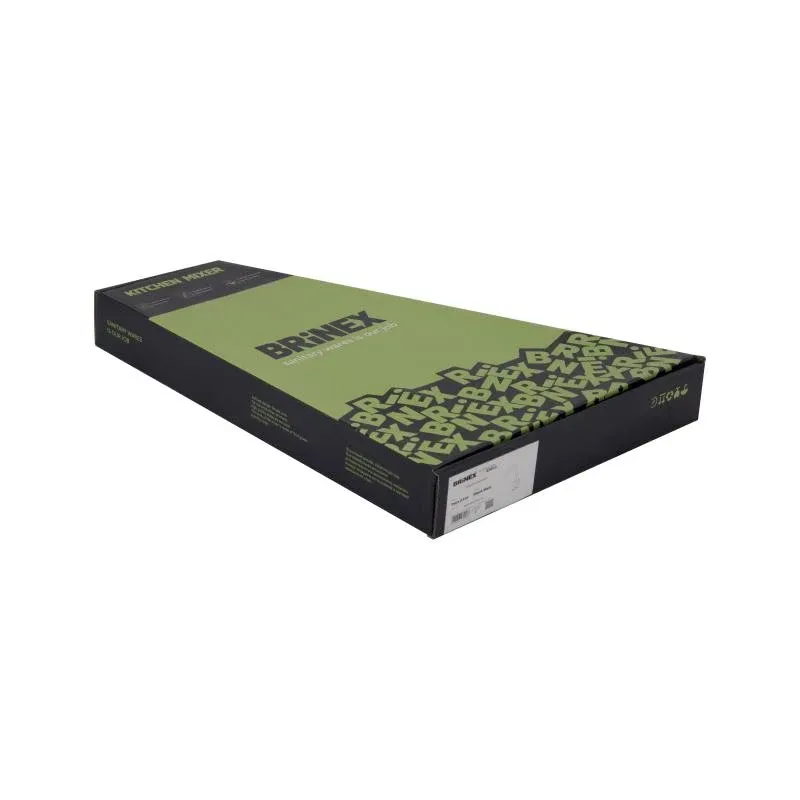Змішувач для кухні Brinex Pure 015F U-образний  Black Matt BRIPUR015FBLM — фото 7