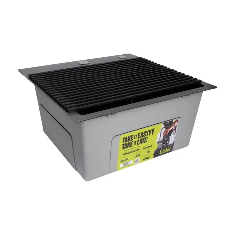 Сушарка на кухонну мийку Lidz Acsis LA06 Black, квадратна основа, для посуду 430х300 мм LDACSLA06BLM49764 — фото 5