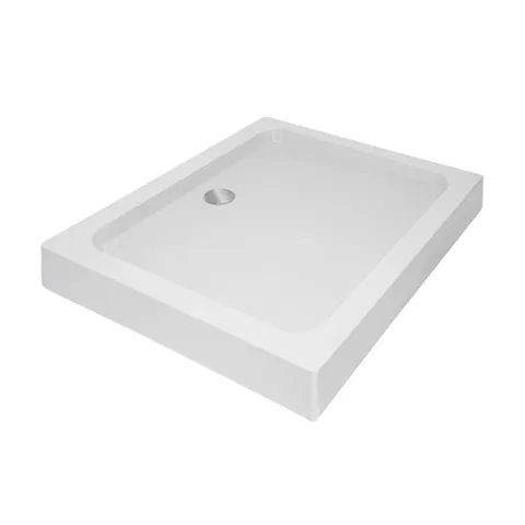 Душовий піддон KAPIELKA ST100x80х14 низький, прямокутний, діаметр зливу 52 мм Lidz