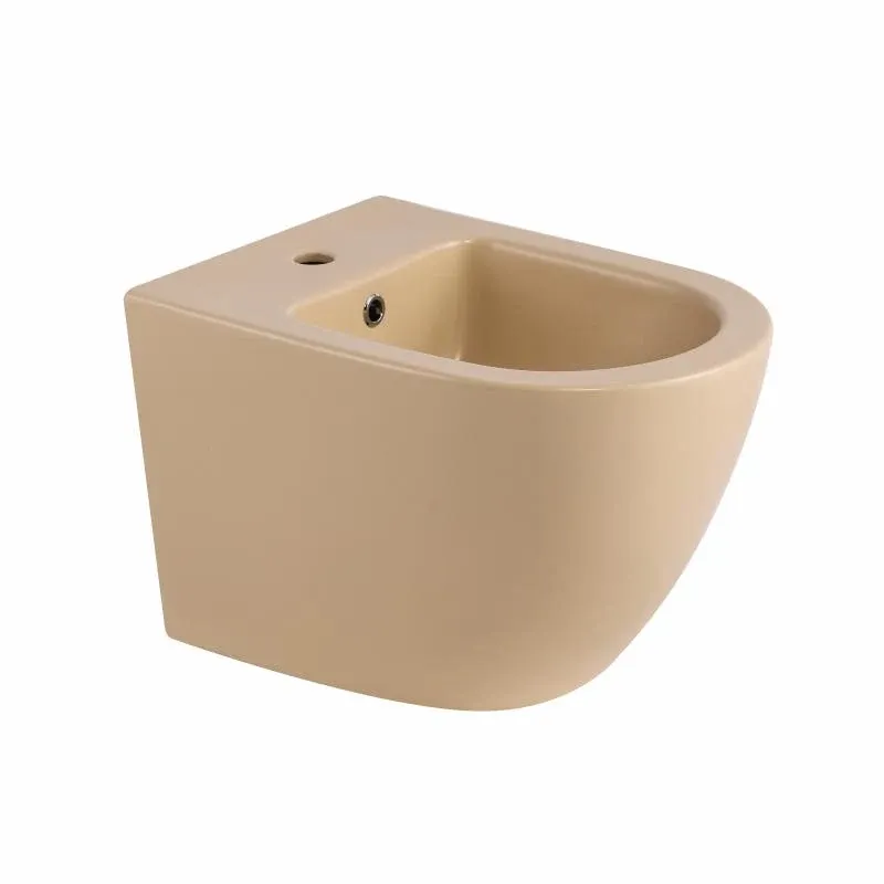 Біде підвісне Qtap Robin 515x370x350 мм, Beige QT13551381GSB