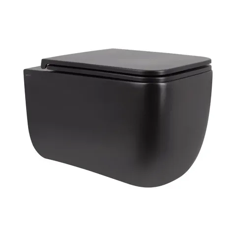 Унітаз підвісний Qtap Gemini безободковий з сидінням Soft-close QT2533076EUQMB