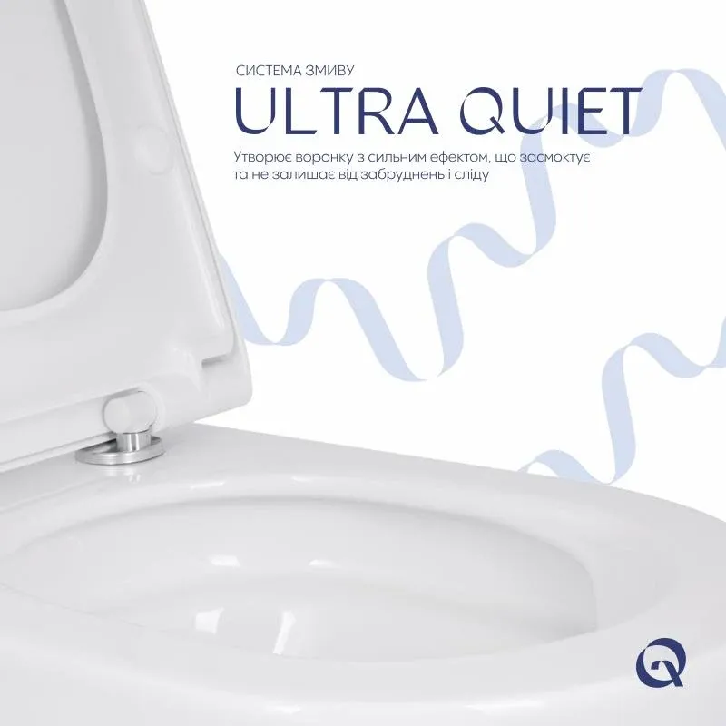 Унітаз підвісний Qtap Scorpio ML Ultra Quiet 490x365x325 мм, з сидінням Soft-close MagLock, White QTSCOML26W49622 — фото 5