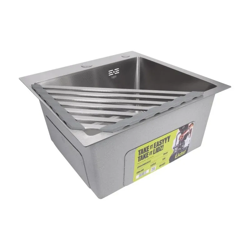 Сушарка на кухонну мийку кутова Lidz Acsis LA19 Gray, плоска основа, для посуду 477х198 мм LDACSLA19GRA49772 — фото 5