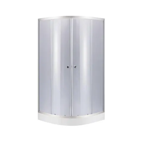 Душова кабіна Lidz Latwa SC80x80.SAT.LOW.GR, скло тон. 4 мм + Lidz Душовий піддон KAPIELKA ST80x80x14
