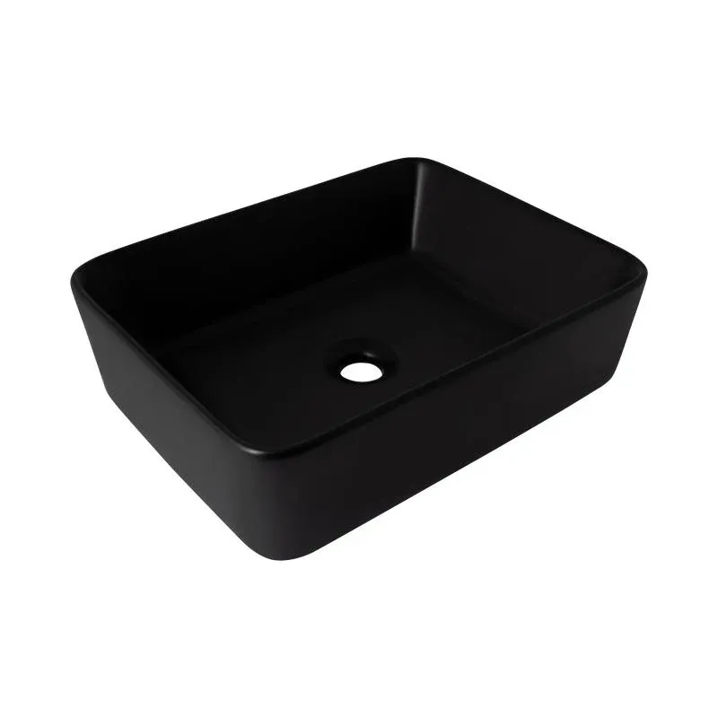Раковина-чаша Qtap Tern 480х370х135 Matt black QT176069MB
