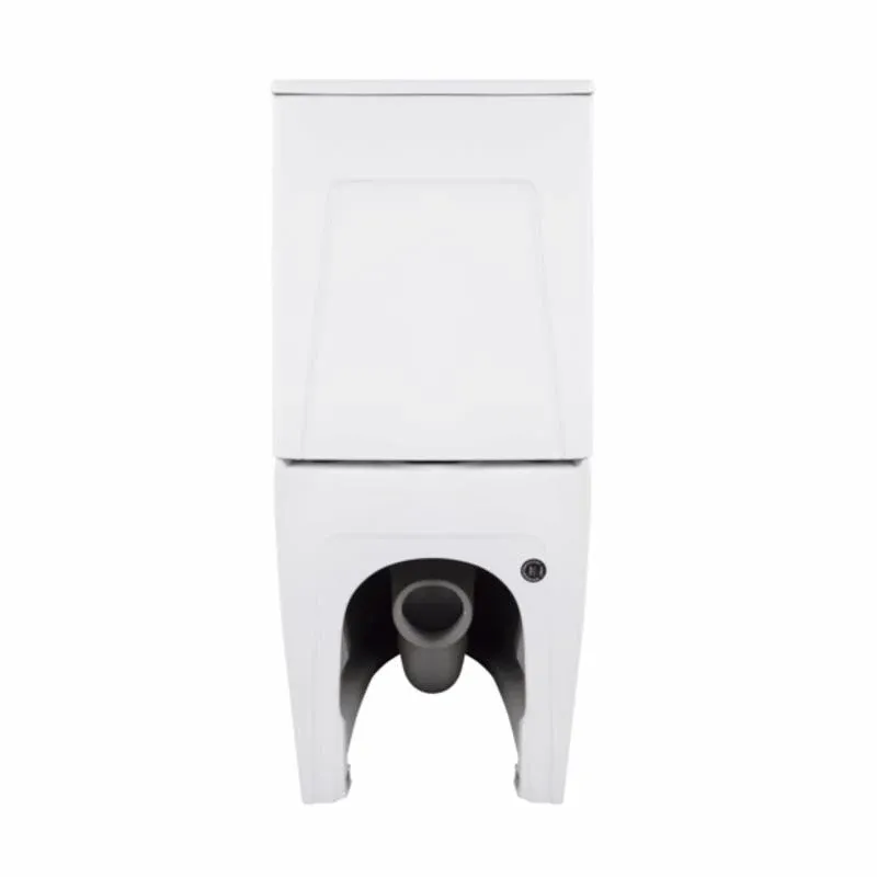 Унітаз підлоговий Qtap Robin New Ultra Quiet безобідковий з сидінням Soft-close WHITE QT13226083AW — фото 7