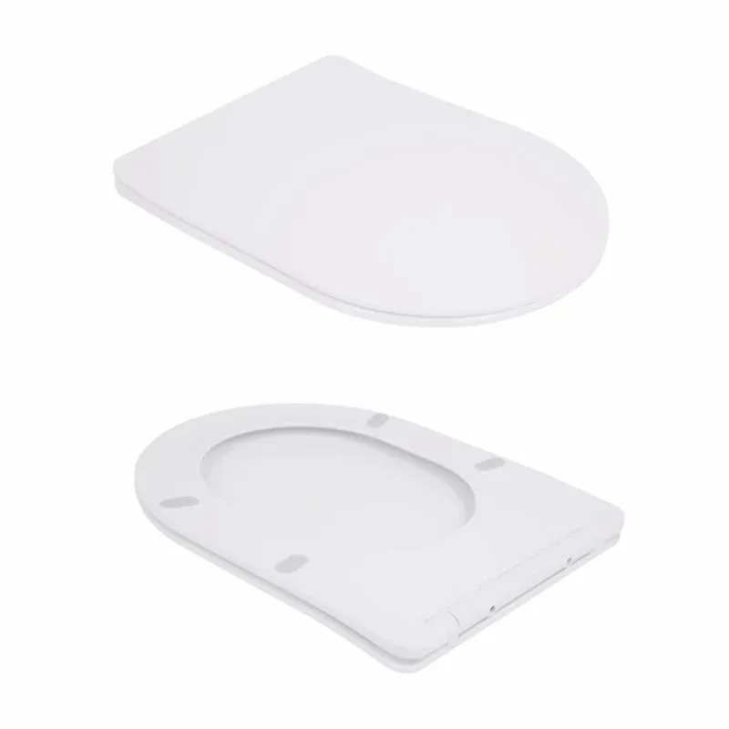 Унітаз підлоговий Qtap Robin New Ultra Quiet безобідковий з сидінням Soft-close WHITE QT13226083AW — фото 8
