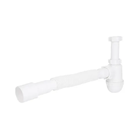 Сифон для раковини Lidz (WHI) 60 08 E003 00 (вихід 50 мм) без випуска