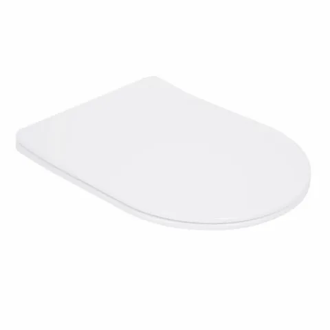 Сидіння для унітаза  (Robin 520,660, Scorpio 520,660) 460x362x50 мм, White, з мікроліфтом, Slim Duroplast, Quick Release QTSC179W47351 Qtap