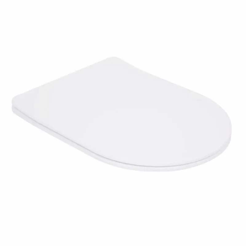 Сидіння для унітаза  (Robin 520,660, Scorpio 520,660) 460x362x50 мм, White, з мікроліфтом, Slim Duroplast, Quick Release QTSC179W47351 Qtap