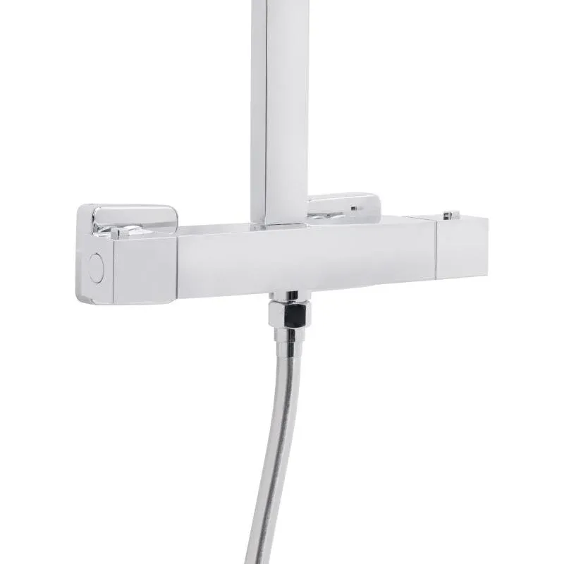 Душова система універсальна Qtap Sloup термостатична на два споживачі QTSL57103KNC Chrome — фото 3