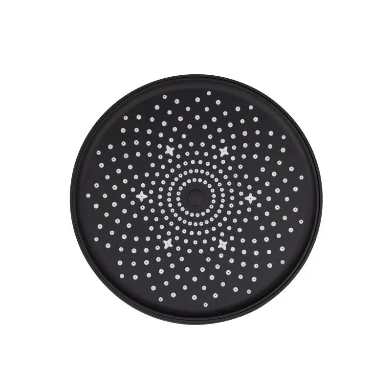 Лійка для верхнього душу Qtap Hlavova D 230 мм округла QTHLA107BLM45788 Black Matt — фото 4