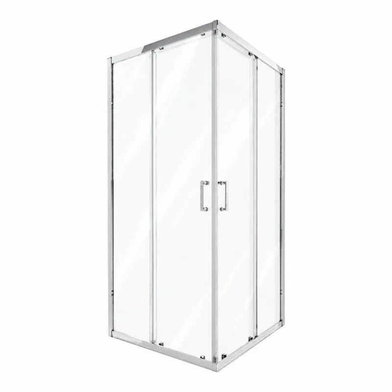 Душова кабіна Qtap Taurus CRM1011SC6 100x100 см, скло Clear 6 мм, покриття CalcLess без піддона