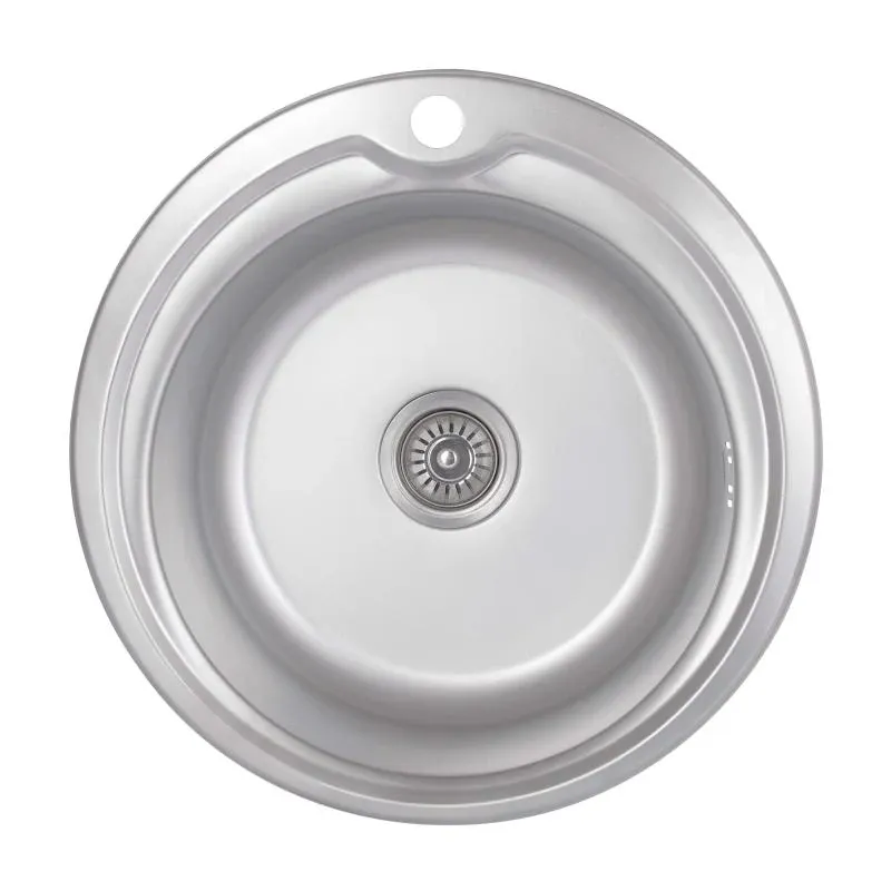 Кухонна мийка Brinex 510-D 0,8 мм Satin (BRIN510SAT08)