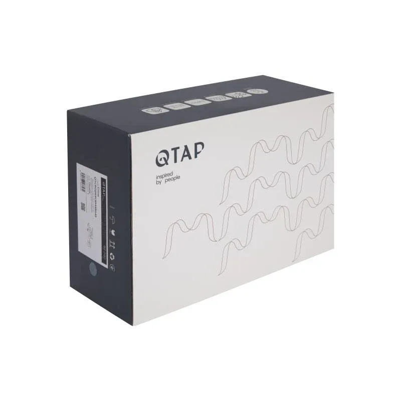 Змішувач для ванни Qtap Crow з душовим гарнітуром QTCRO259CRM48646 Chrome — фото 8