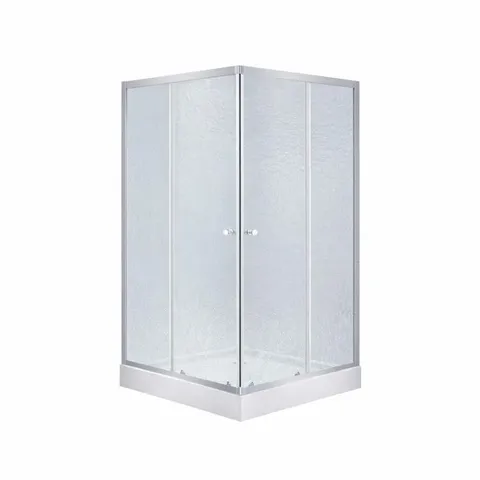 Набір Lidz душова кабіна Wawel SC90x90.SAT.LOW.FR, скло Frost 4 мм + піддон Mazur