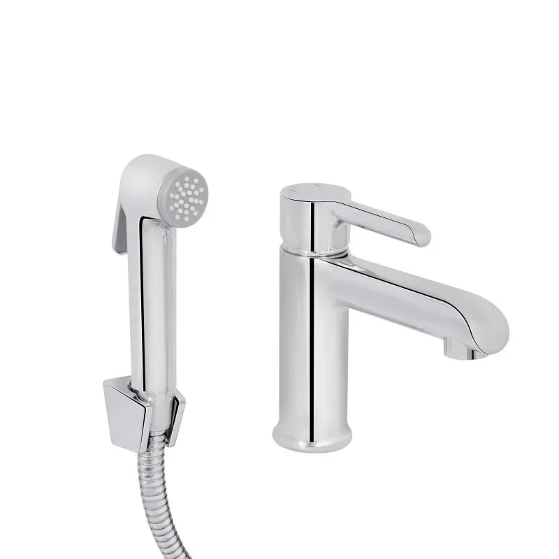 Змішувач для раковини Qtap Grand (з гігієнічним душем) QTGRA272CRM45670 Chrome