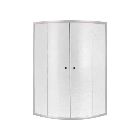 Душова кабіна Lidz Latwa SC90x90.SAT.HIGH.FR, скло Frost 4 мм без піддона