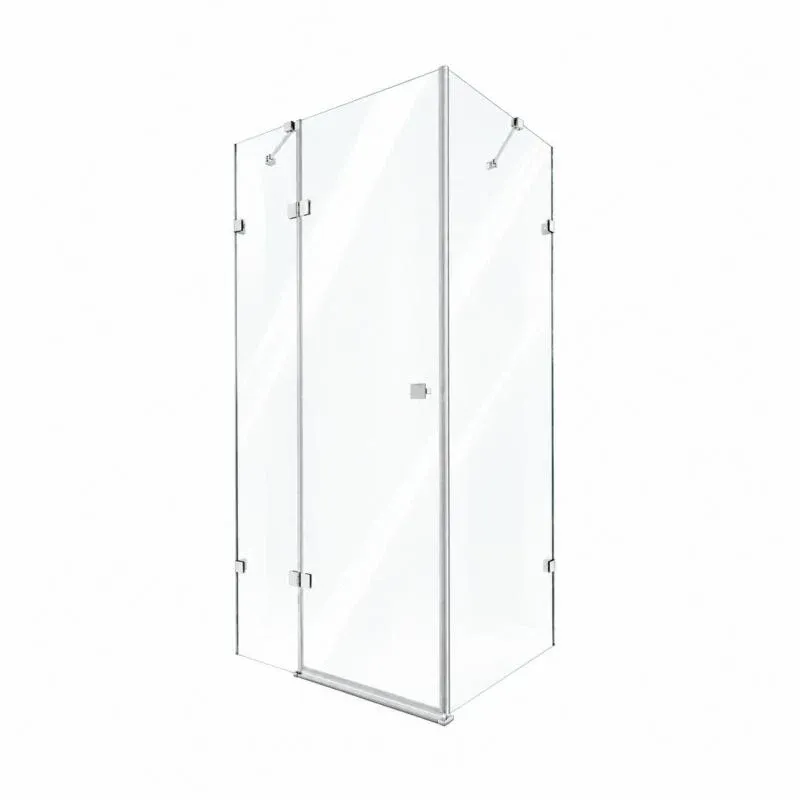 Душова кабіна Qtap Capricorn CRM1018RC6 100х80 см, скло Clear 6 мм, CalcLess, без піддона