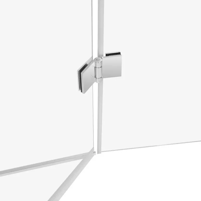 Душова кабіна Qtap Capricorn CRM1018RC6 100х80 см, скло Clear 6 мм, CalcLess, без піддона — фото 8